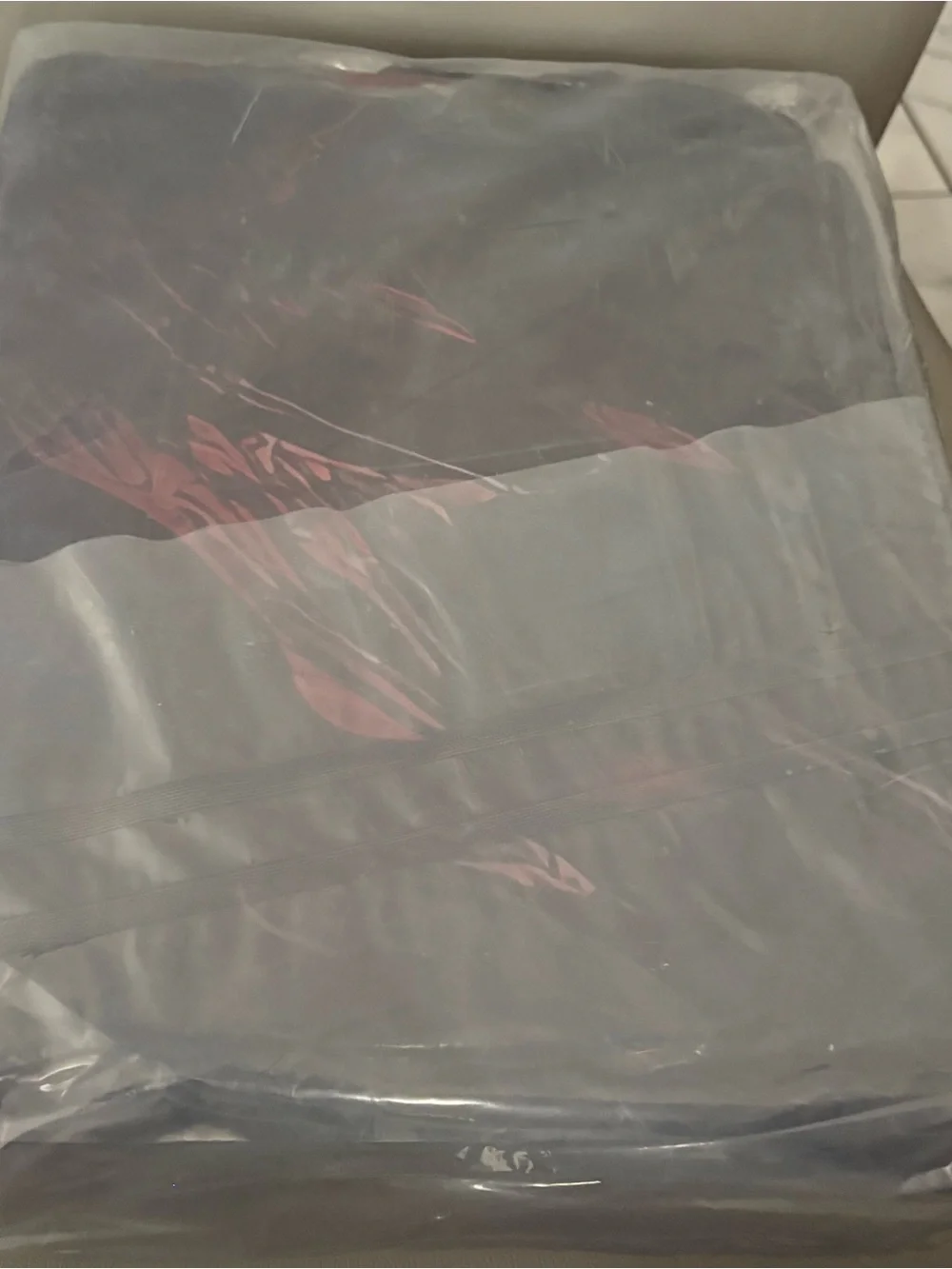 Wolf & Rose Black Comforter Set with Red Accents